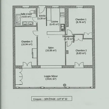 Apartmán 75 M² Front De Mer 3 Chambres *